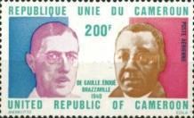 de Gaulle and Eboue in Brazzaville 1940