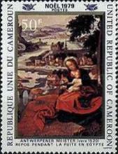 "Rest on the Flight into Egypt" by Antwerp masters