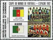 National teams of Cameroon and Algeria