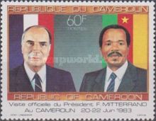 President Mitterand, Biya