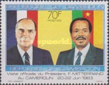President Mitterand, Biya