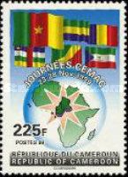 Map of Africa and Flags