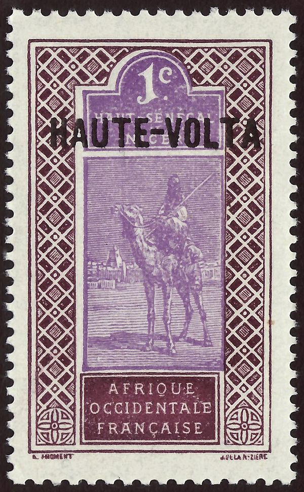 Targui Nomad on Dromedary (Camelus dromedarius) overprinted