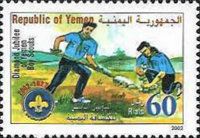 Scouts planting a tree