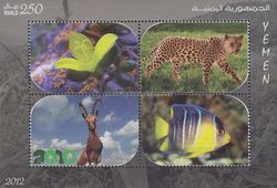 Nubian Ibex, Butterflyfish, Leopard, Succulent Plant