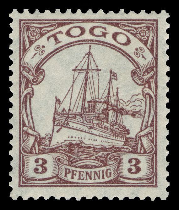 overprint on Ship SMS "Hohenzollern"