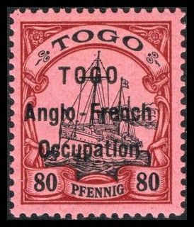 overprint on Ship SMS "Hohenzollern"
