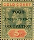 Stamp Gold Coast overprinted