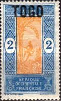 Stamp of Dahomey overprinted