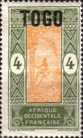 Stamp of Dahomey overprinted