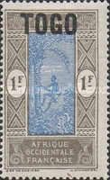 Stamp of Dahomey overprinted