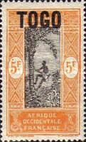 Stamp of Dahomey overprinted