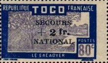 Stamp 1926-41 overloaded