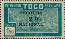 Stamp 1926-41 overloaded
