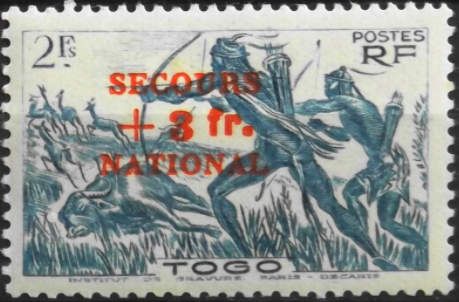Stamp 1926-41 overloaded