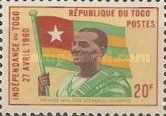 Sylvanus Olympio (1902-1963), President; national flag
