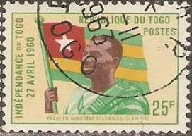 Sylvanus Olympio (1902-1963), President; national flag