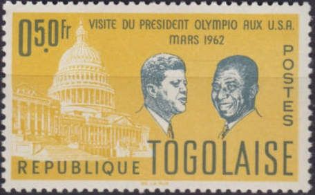 Sylvanus Olympio state visit in USA