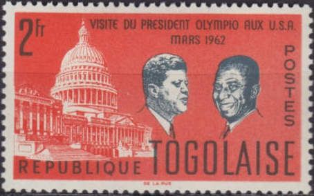 Sylvanus Olympio state visit in USA