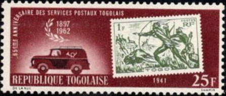 65 years of Togolese stamps