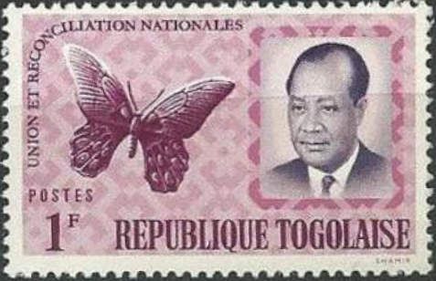 Butterfly, President Nicolas Grunitzky