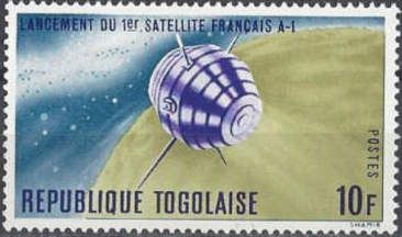 Launching of the first french A-1 Satellite
