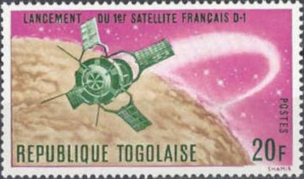 Launching of the first french D-1 Satellite