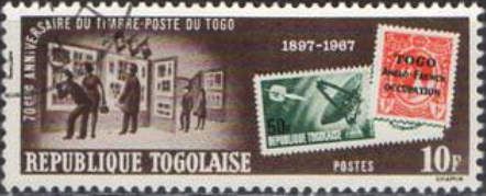 Stamp exhibition; stamps of Anglo-French & independent Togo