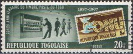 Stamp exhibition; stamp of independent Togo