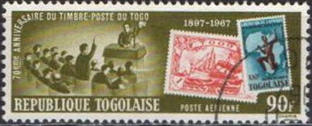 Stamp auction; stamps of German and independent Togo