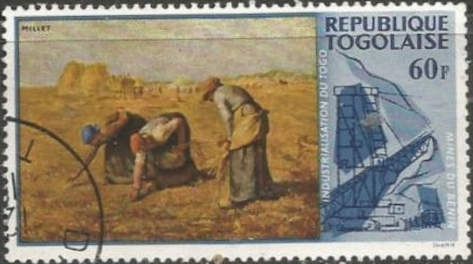 The Gleaners by Francois Millet and Phosperous Works, Benin