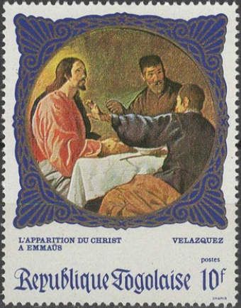 "Christ at Emmaus", by Velazquez