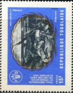 Still Life, by Delacroix and FAO emblem