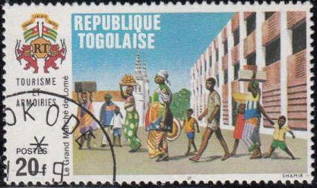 The Grand Marché (food market) of Lomé