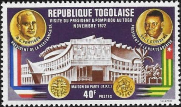 Visit of President Pompidou