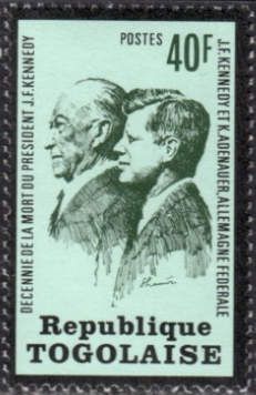 John F. Kennedy and Konrad Adenauer
