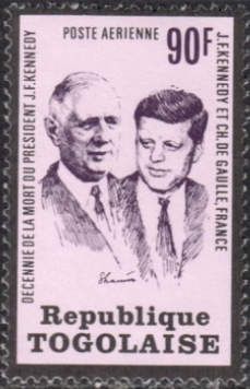 John F. Kennedy and Charles De Gaulle