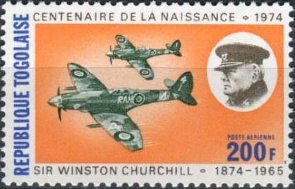 Churchill and Fighter Planes