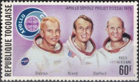 Donald K. Slayton, Vance D. Brand and Thomas P. Stafford