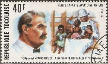 Dr. Albert Schweitzer and Children