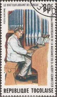 Dr. Albert Schweitzer Playing Organ