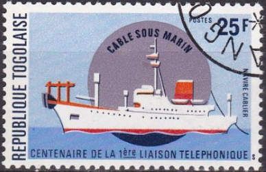 Cable-laying ship