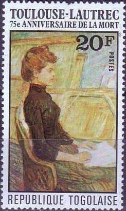 "Model in Studio", Toulouse-Lautrec 