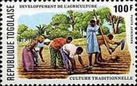 Hoeing and planting by hand