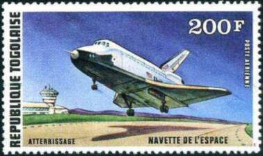 Space Shuttle During Landing