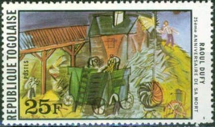 Threshing, by Raoul Dufy
