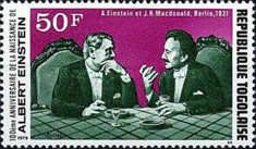 A. Einstein and J.R. Macdonald Berlin 1931