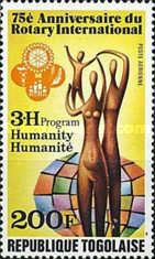 3-H emblem, family and globe