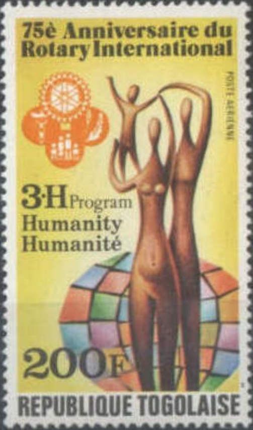 3-H emblem, family and globe
