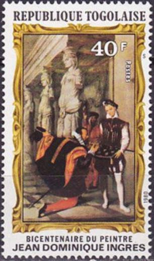Henry I and Don Pedro of Toledo, by J. A. D. Ingres